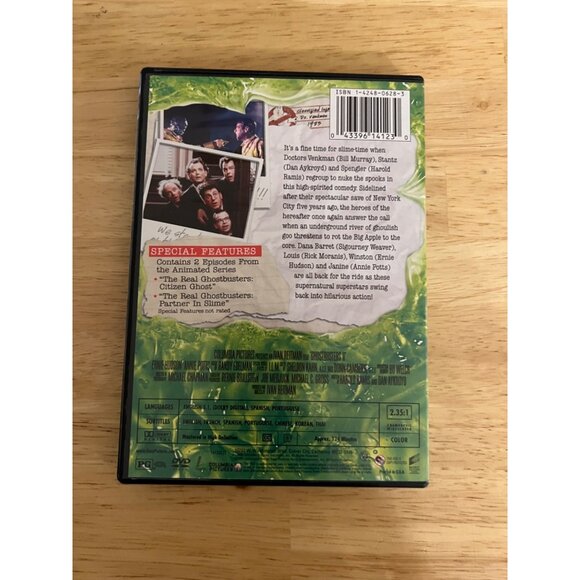 Ghostbusters 2 1989 DVD Comedy Bill Murray Dan Aykroyd Harold Ramis Pre-Owned - Picture 2 of 4
